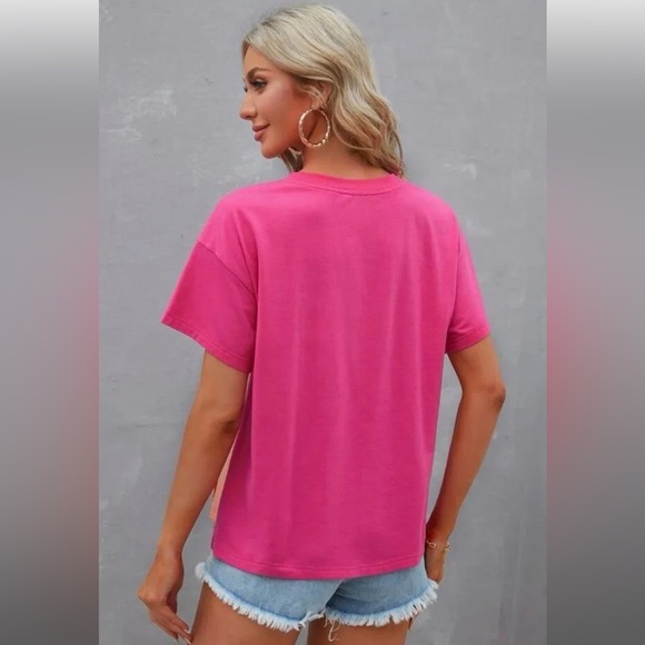 •ADORA•PASTEL COLOR BLOCK STRIPE RIBBED SHORT SLEEVE SHIRT. SIZE SMALL*like new* - Picture 2 of 9